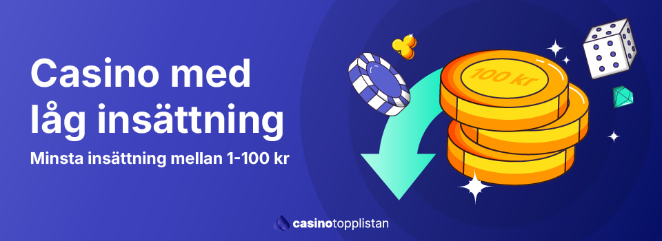Casino med låg insättning - Spela smart och vinna stort Casino med låg insättning - Spela smart och vinna stort